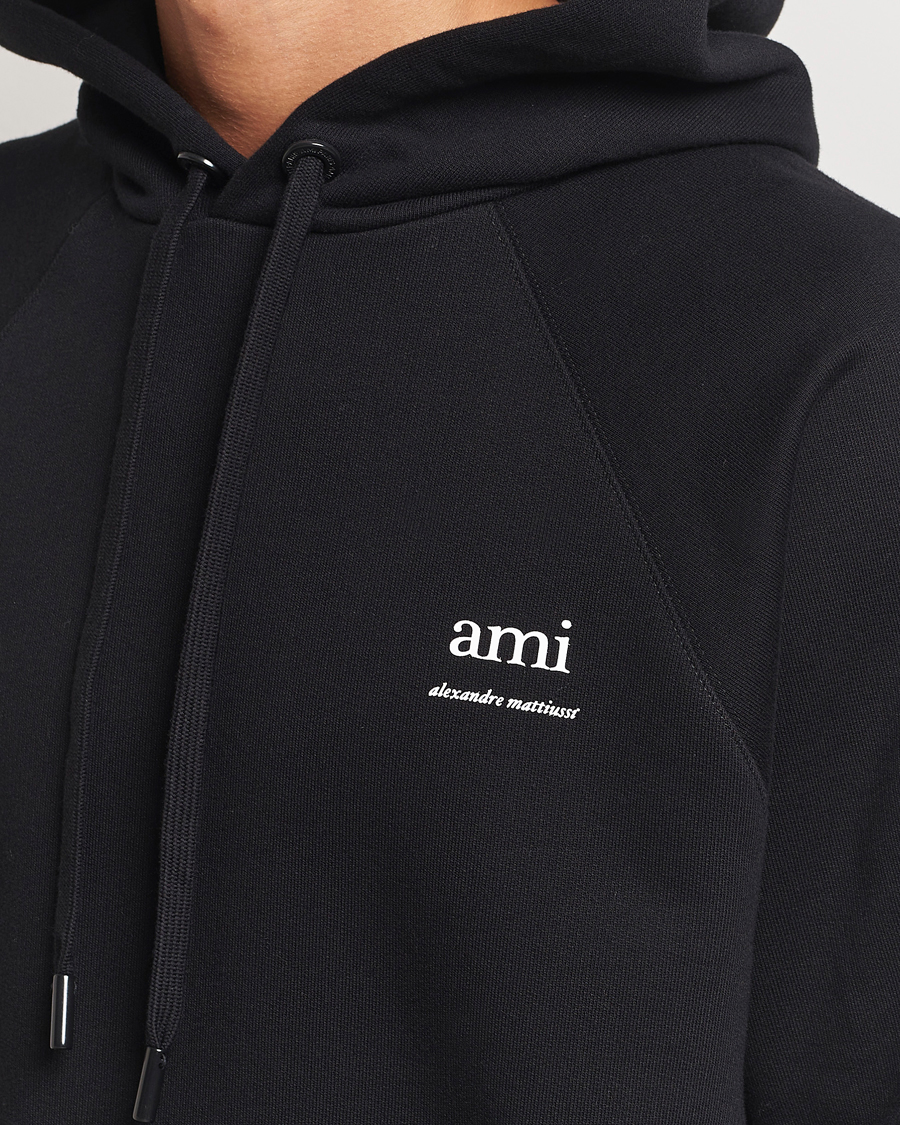 Heren | Truien | AMI | Logo Hoodie Black