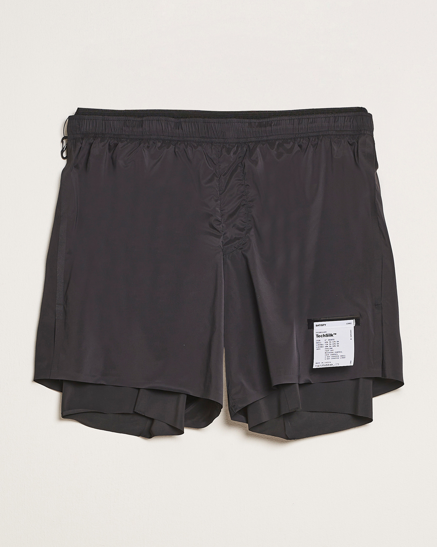 Homme | Shorts | Satisfy | TechSilk 8 Inch Shorts Black