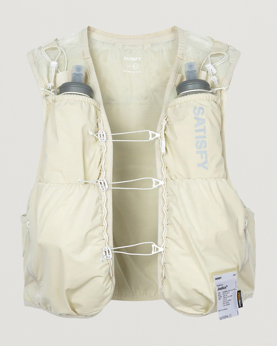 Heren | Satisfy Justice Cordura Hydration Vest Mineral Off White | Satisfy | Justice Cordura Hydration Vest Mineral Off White