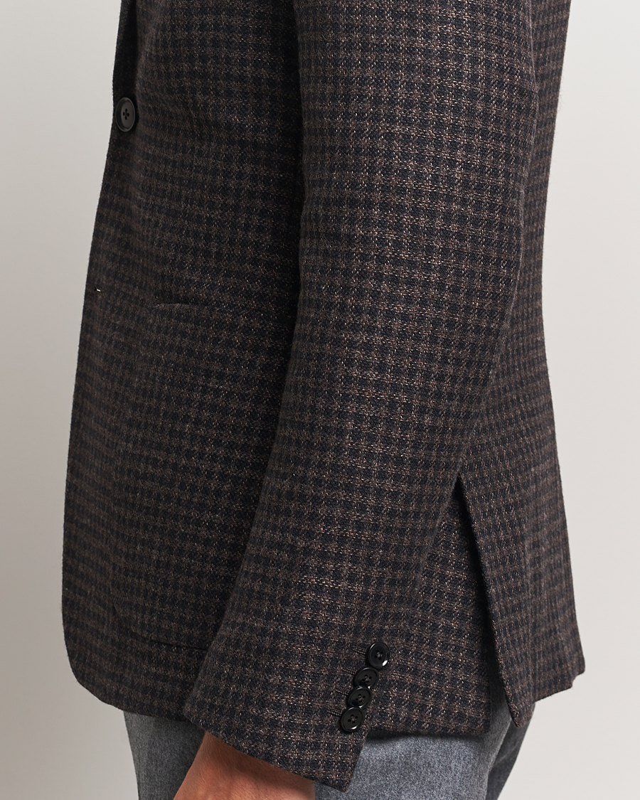 Heren | Blazers | Zegna | Unconstructed Wool/Cashmere Blazer Brown Check