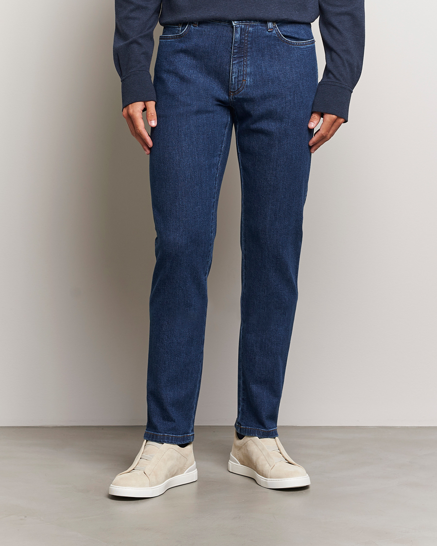 Homme | Jeans | Zegna | 5-Pocket Denim Jeans Stone Washed