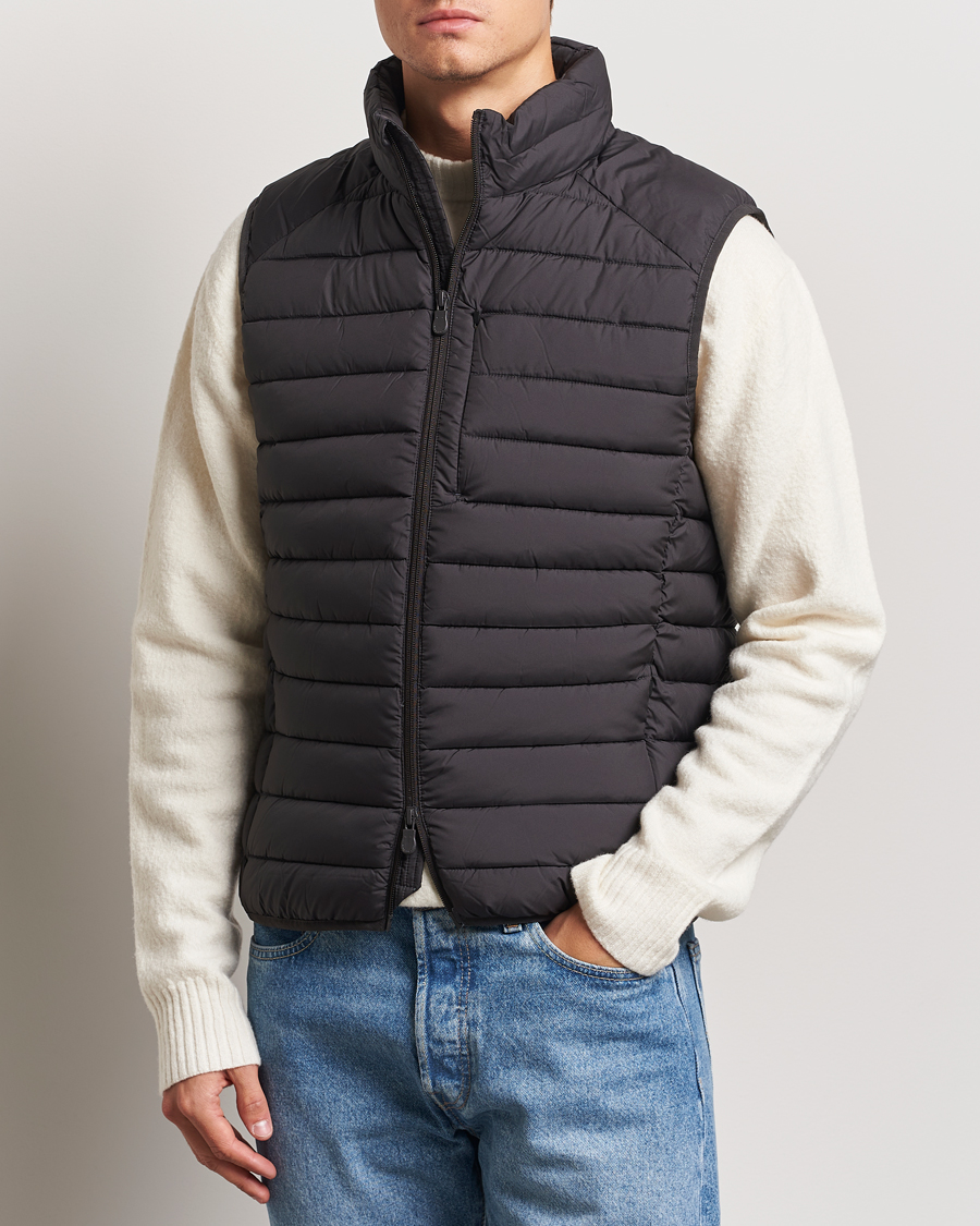 Homme | Manteaux Et Vestes | Save The Duck | Rhus Matt Lightweight Vest Brown Black