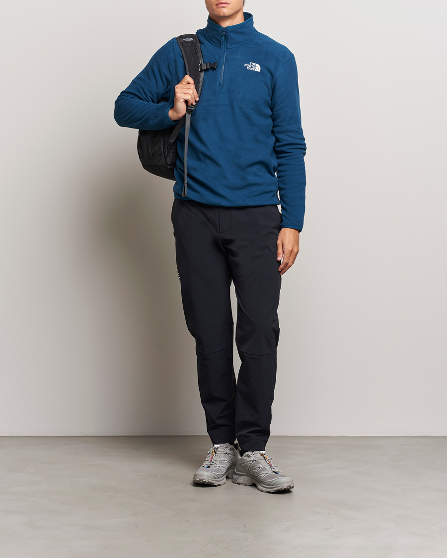 Homme | Pulls Et Tricots | The North Face | 100 Glacier Fleece 1/4 Zip Midnight Petrol