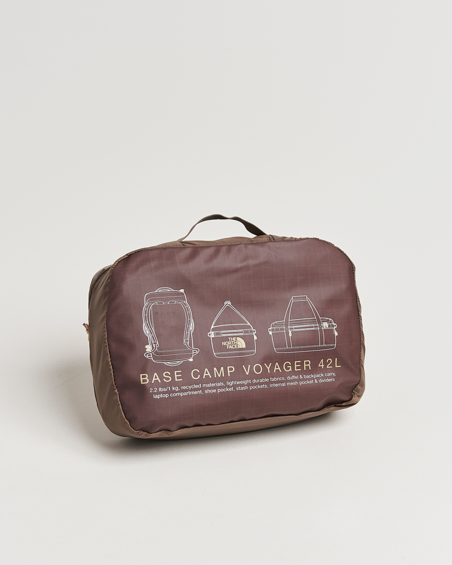 Heren | The North Face Base Camp Voyager Duffel 42L Brown | The North Face | Base Camp Voyager Duffel 42L Brown