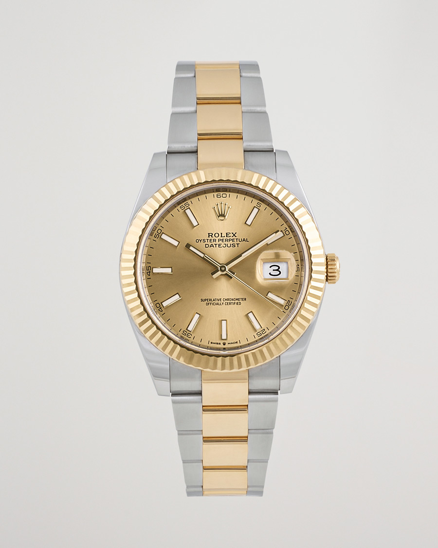 Heren | Rolex Pre-Owned Datejust 41 126333 Silver | Rolex Pre-Owned | Datejust 41 126333 Silver