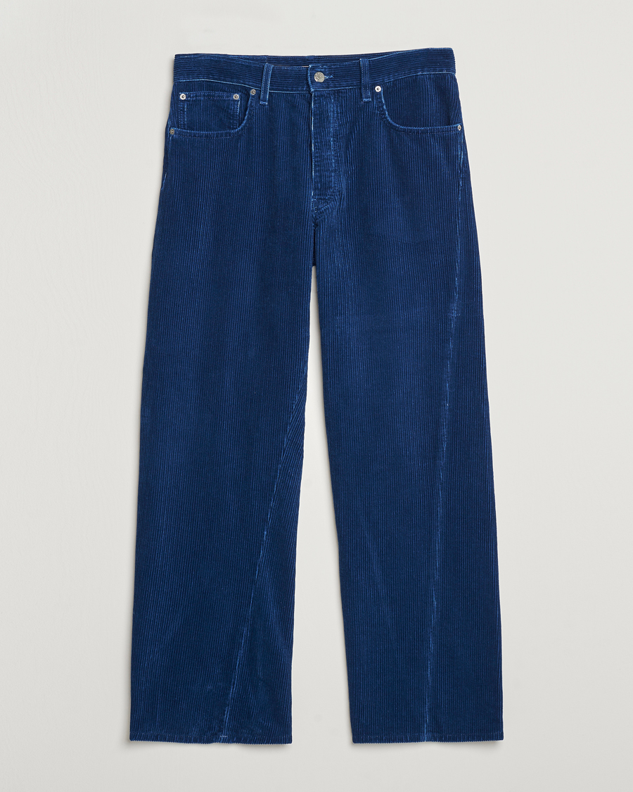 Heren | Broeken | Sunflower | Wide Twist Corduroy Pants Indigo
