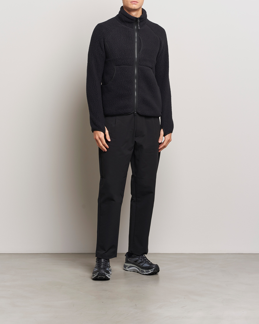 Heren | Truien | Snow Peak | Thermal Boa Fleece Jacket Black