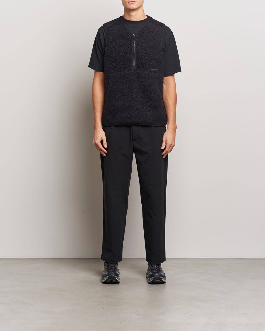 Homme | Snow Peak Thermal Boa Fleece Vest Black | Snow Peak | Thermal Boa Fleece Vest Black