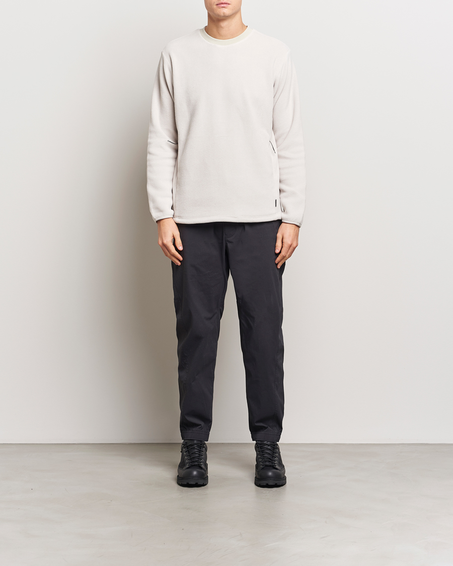 Heren | Truien | Snow Peak | Double Face Fleece Pullover Ivory