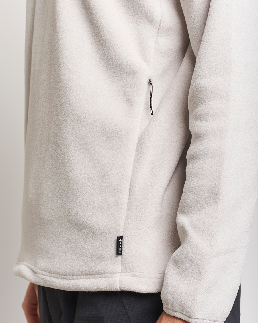 Heren | Truien | Snow Peak | Double Face Fleece Pullover Ivory