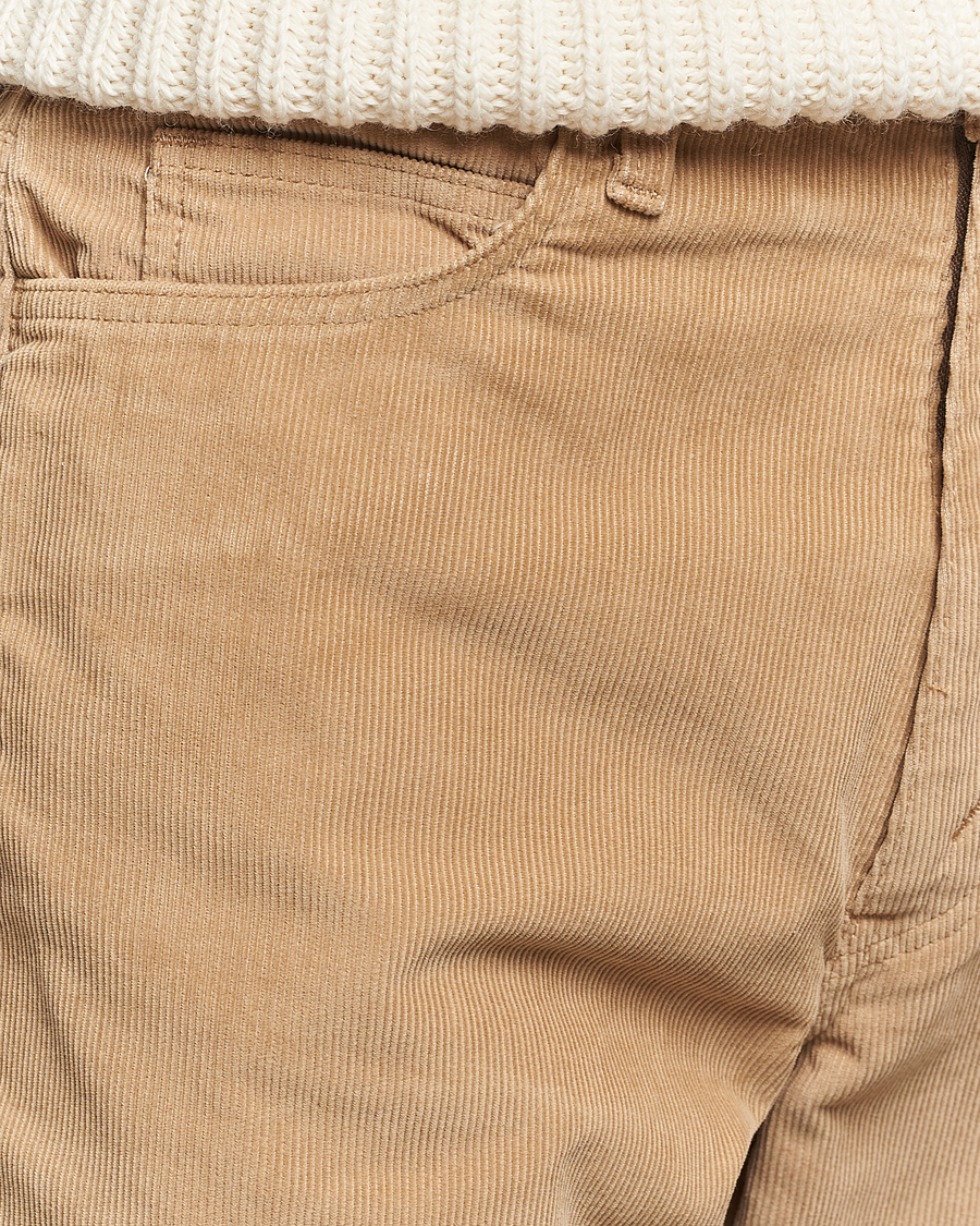 Heren | Broeken | orSlow | Shoe Cut Corduroy Pants Beige
