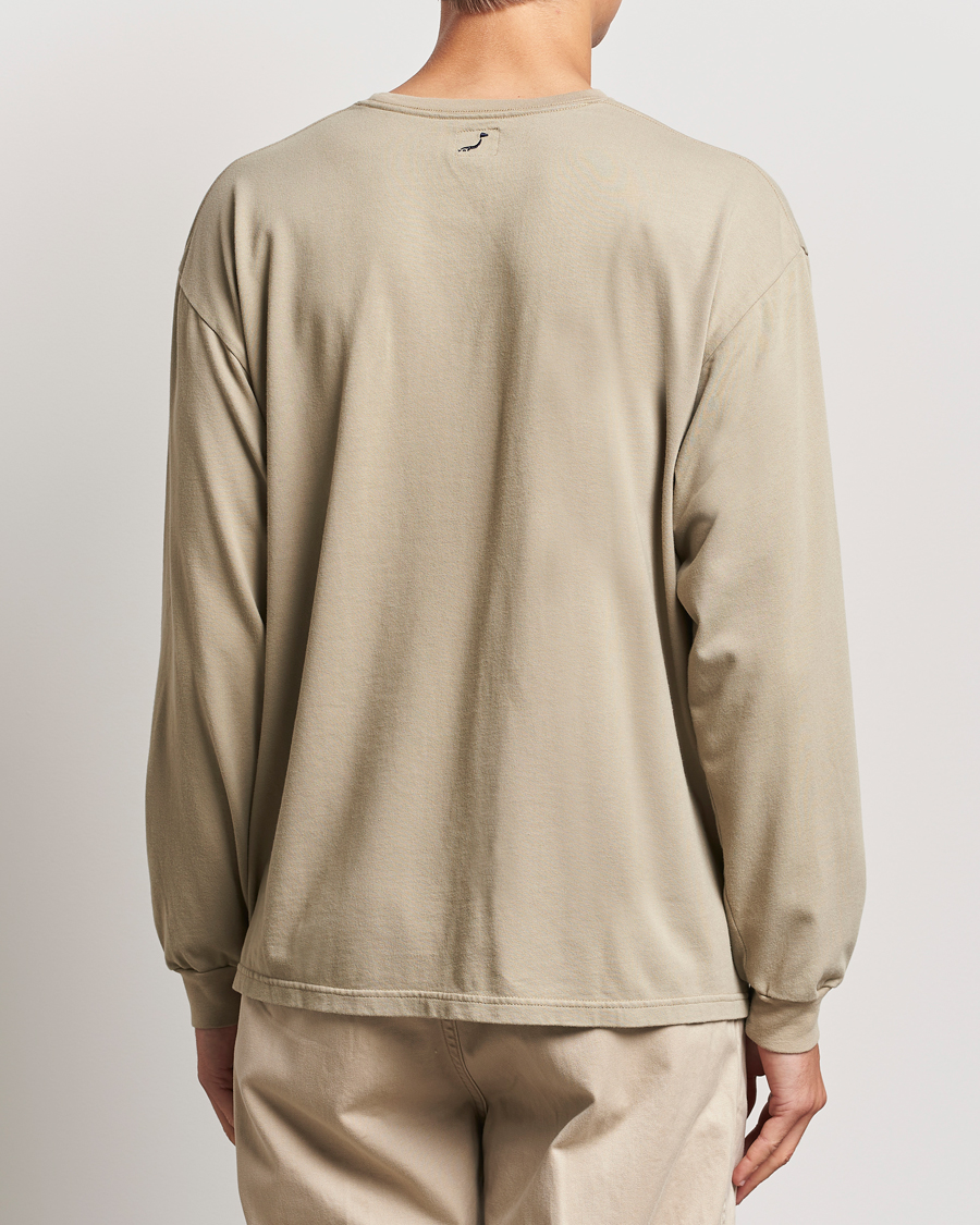 Heren | T-shirts | orSlow | Relax Fit Long Sleeve T-Shirt Olive Drab