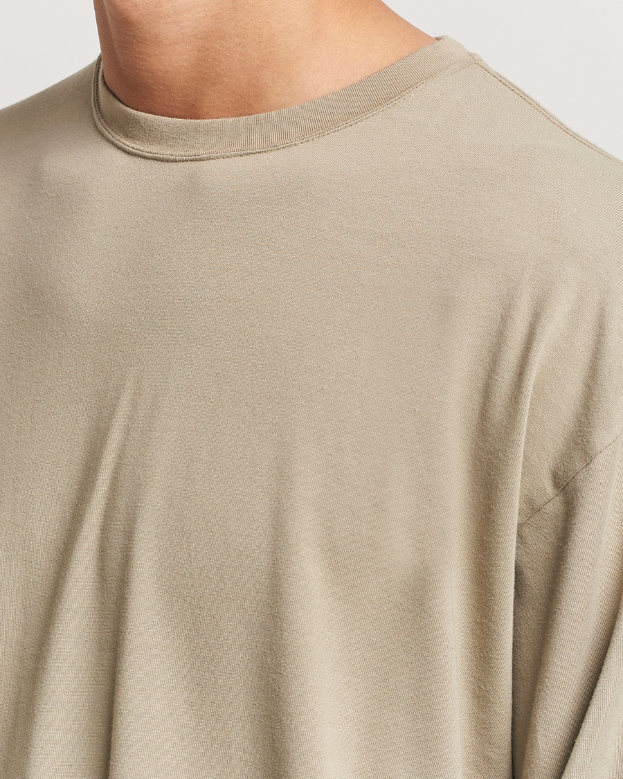 Heren | T-shirts | orSlow | Relax Fit Long Sleeve T-Shirt Olive Drab