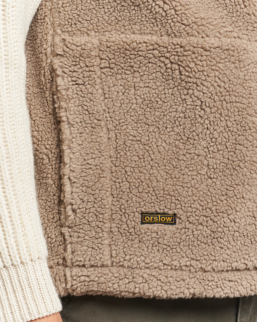 Heren | Jassen | orSlow | Boa Fleece Vest Graige