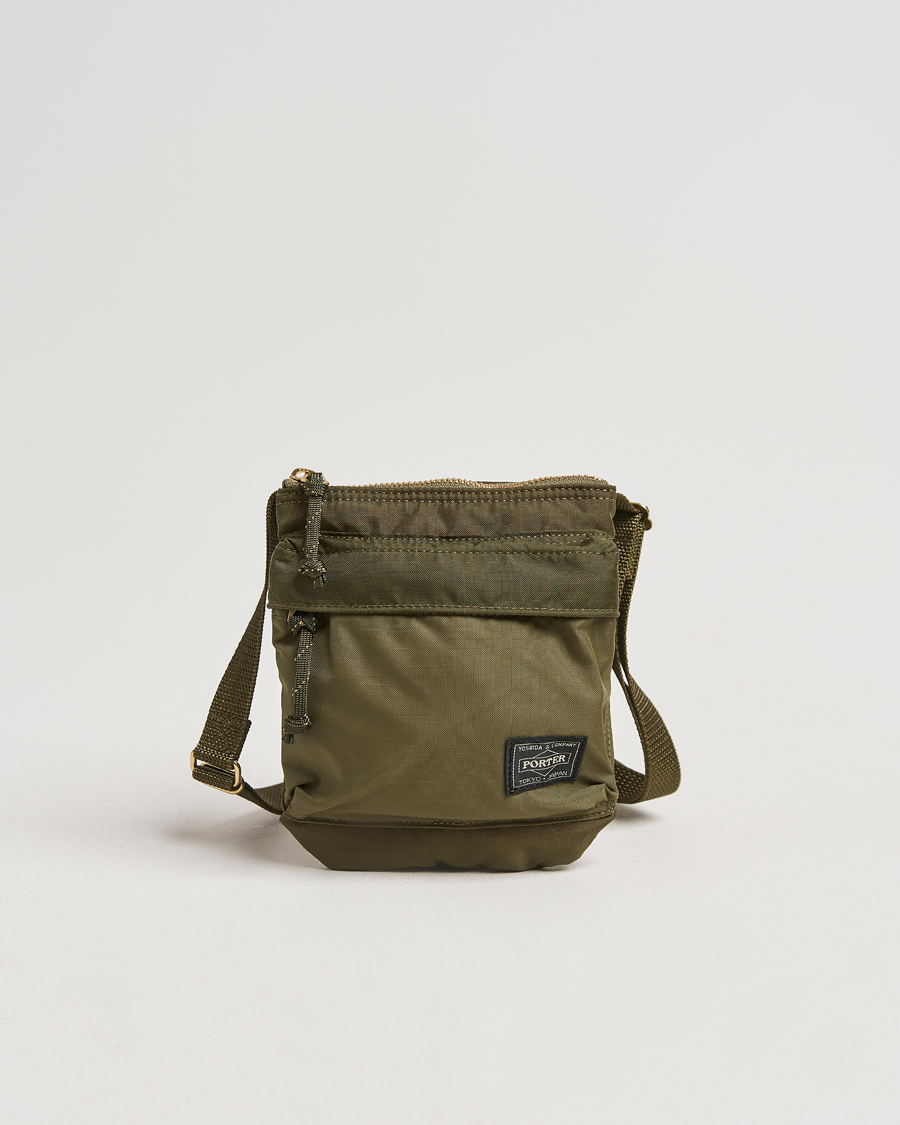 Heren | Tassen | Porter-Yoshida & Co. | Force Small Shoulder Pouch Olive Drab