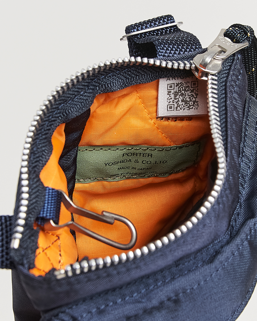 Heren | Tassen | Porter-Yoshida & Co. | Force Small Shoulder Pouch Navy Blue