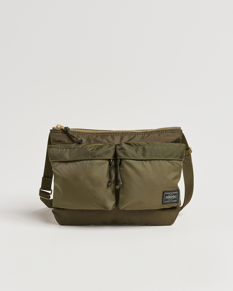 Heren | Tassen | Porter-Yoshida & Co. | Force Small Shoulder Bag Olive Drab