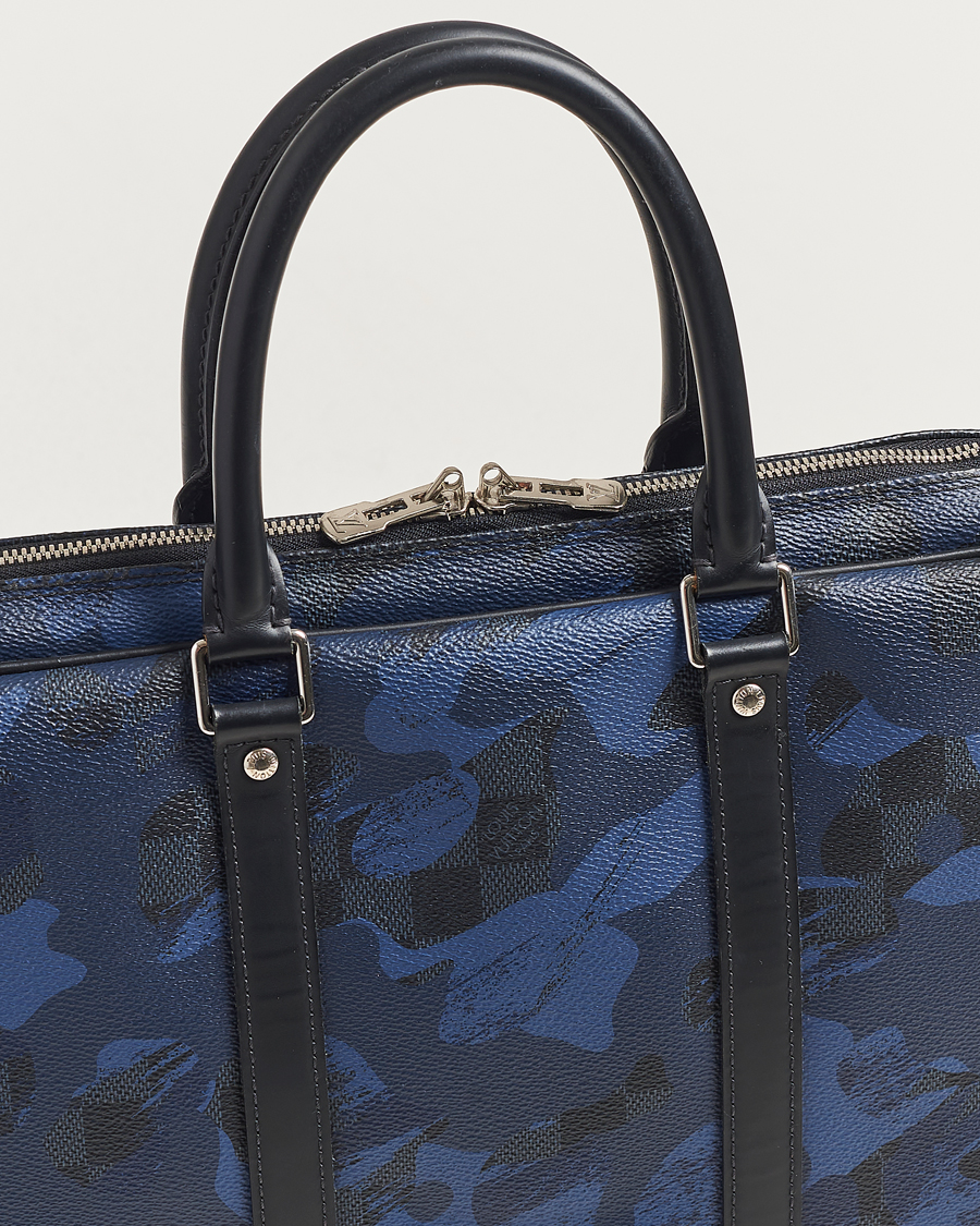Heren | Pre-Owned & Vintage Bags | Louis Vuitton Pre-Owned | Porte-Documents Voyage Briefcase Navy Blue