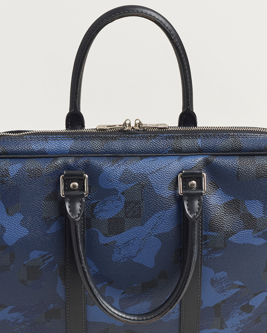 Heren | Pre-Owned & Vintage Bags | Louis Vuitton Pre-Owned | Porte-Documents Voyage Briefcase Navy Blue