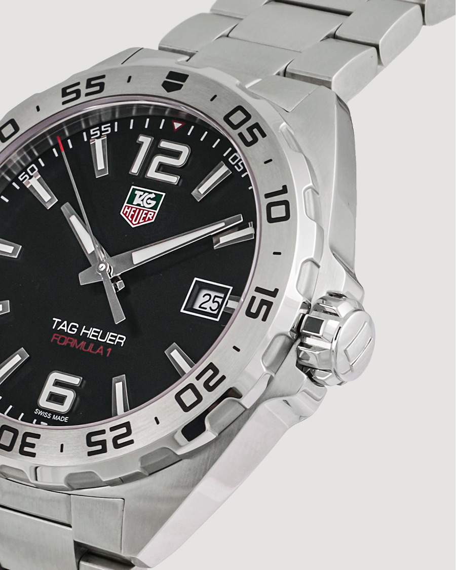 Heren | Tag Heuer Pre-Owned Formula 1 Quartz WAZ1112 Silver | Tag Heuer Pre-Owned | Formula 1 Quartz WAZ1112 Silver