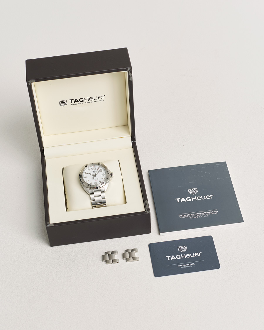 Heren | Tag Heuer Pre-Owned Formula 1 Calibre 5 WAZ2114 Silver | Tag Heuer Pre-Owned | Formula 1 Calibre 5 WAZ2114 Silver