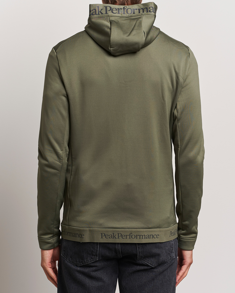 Homme | Pulls Et Tricots | Peak Performance | Rider Tech Zip Hood Pine Needle