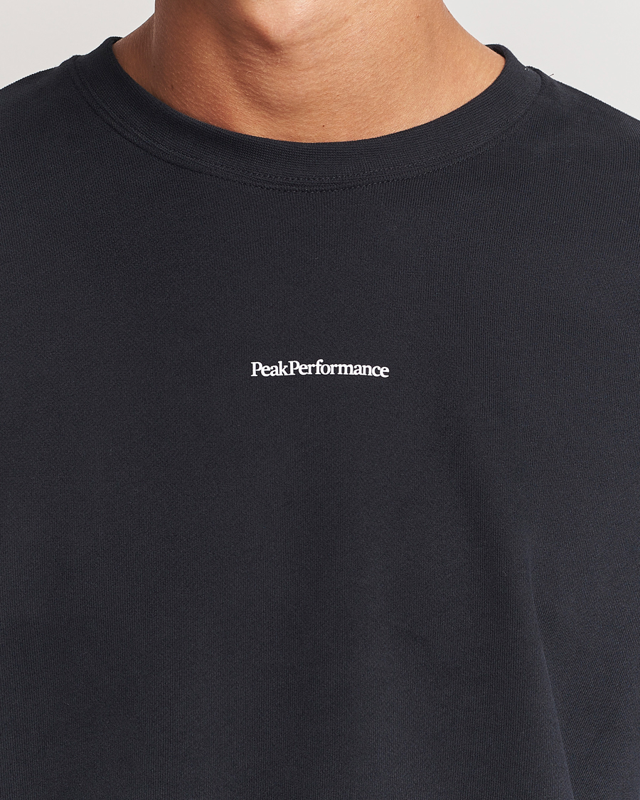 Heren | Truien | Peak Performance | Original Terry Crew Sweatshirt Black
