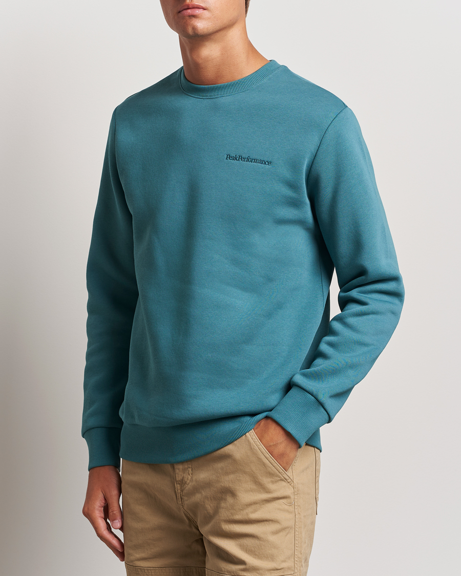 Homme | Pulls Et Tricots | Peak Performance | Original Logo Crew Neck Sweatshirt Hydro Fresh