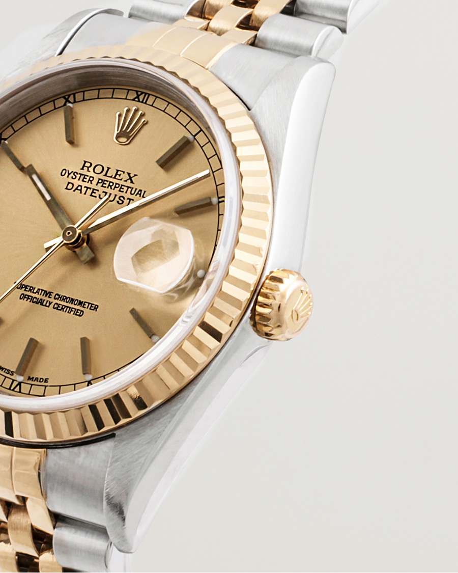 Heren | Rolex Pre-Owned Datejust 16233 G/S Silver | Rolex Pre-Owned | Datejust 16233 G/S Silver