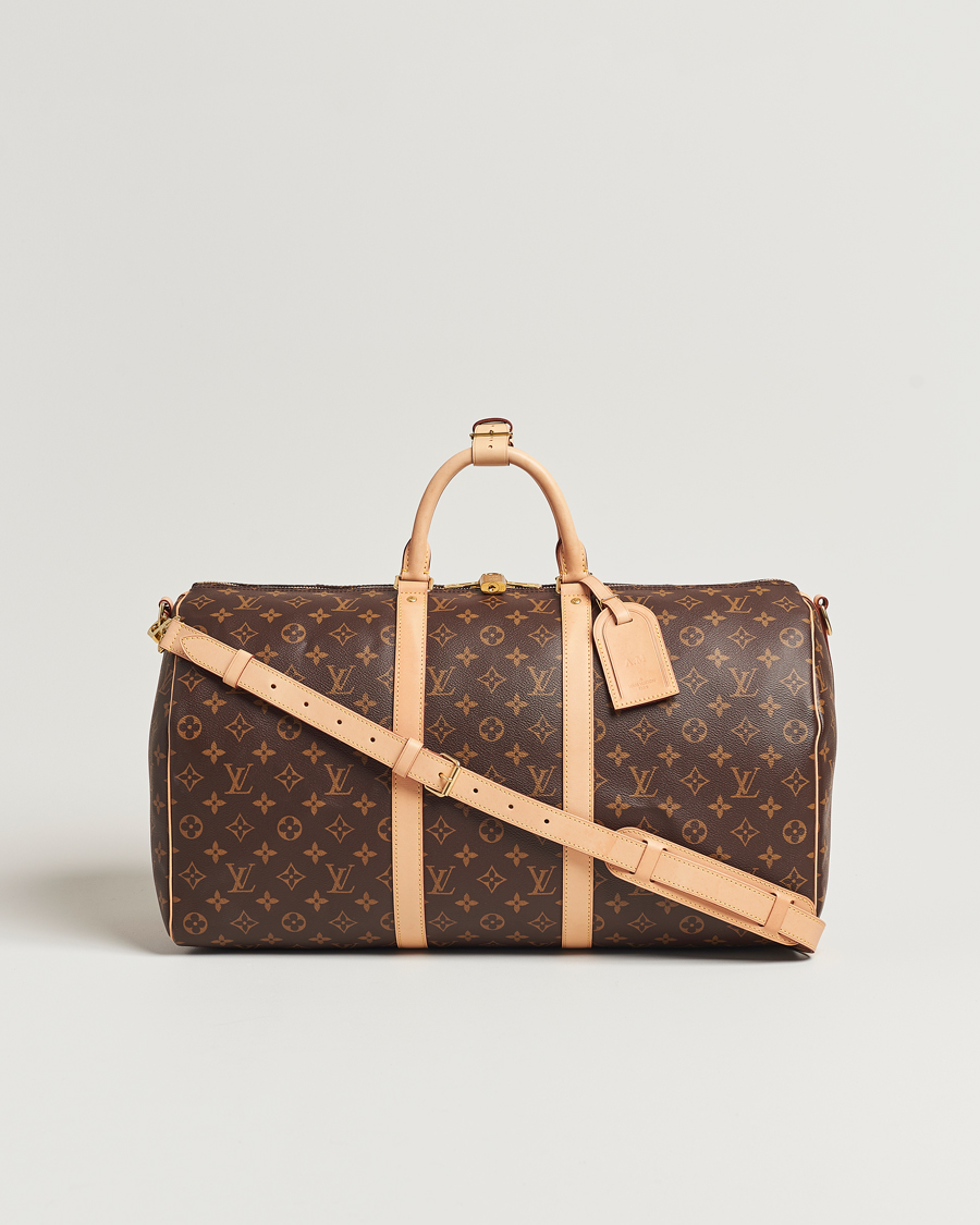 Homme | Louis Vuitton Pre-Owned Keepall Bandoulière 50 Monogram | Louis Vuitton Pre-Owned | Keepall Bandoulière 50 Monogram