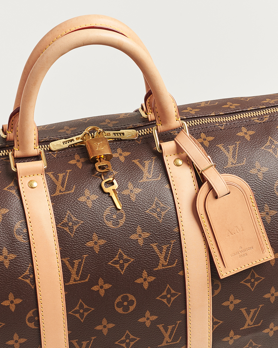 Homme | Louis Vuitton Pre-Owned Keepall Bandoulière 50 Monogram | Louis Vuitton Pre-Owned | Keepall Bandoulière 50 Monogram