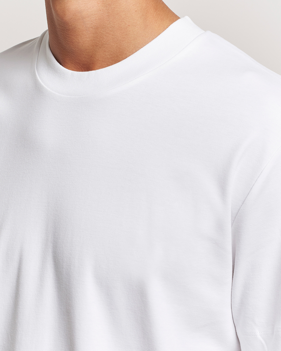 Heren | T-shirts | Sunspel | Heavy Weight Supima Cotton T-Shirt White