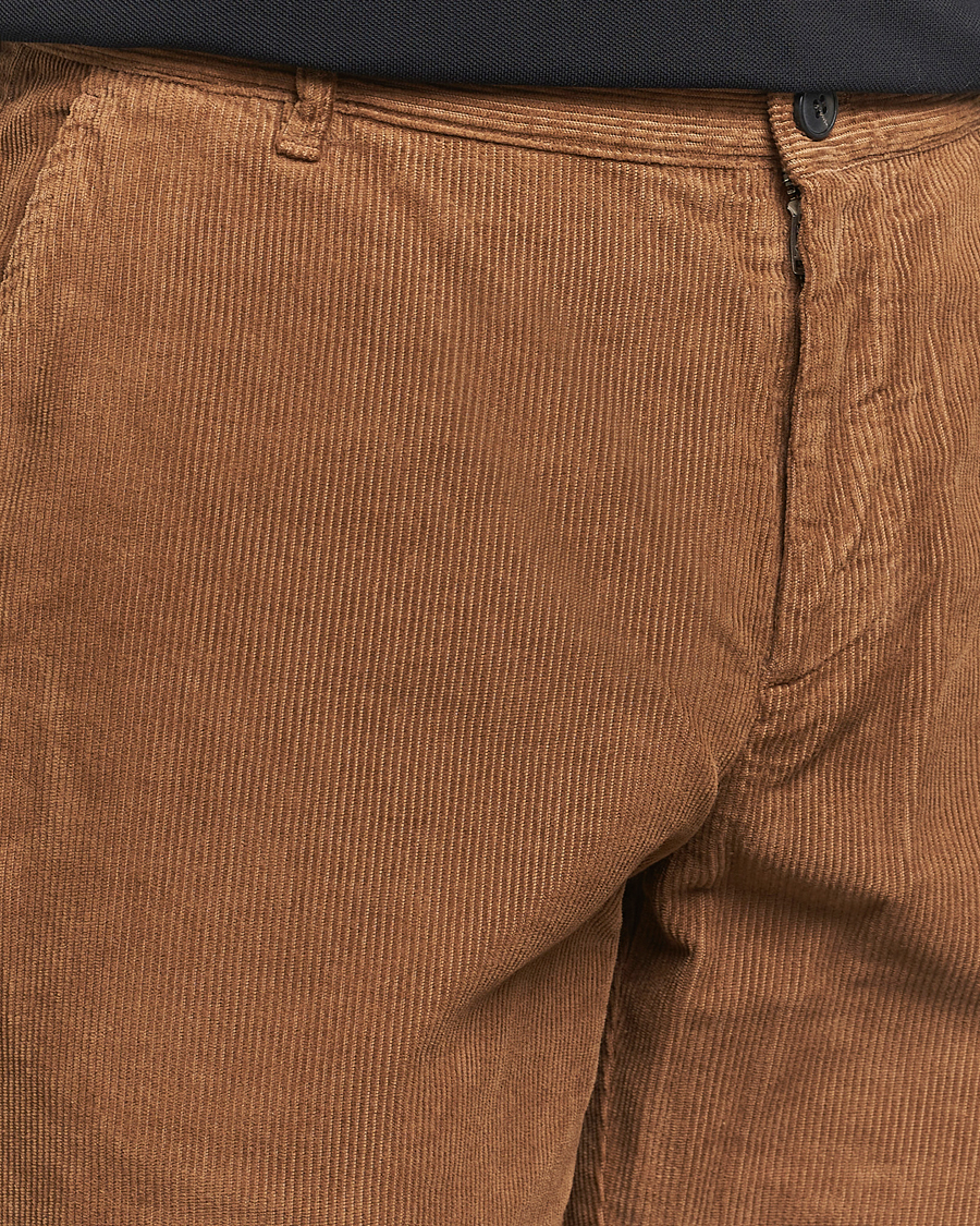 Heren | Broeken | Sunspel | Corduroy Chore Trousers Sandstone
