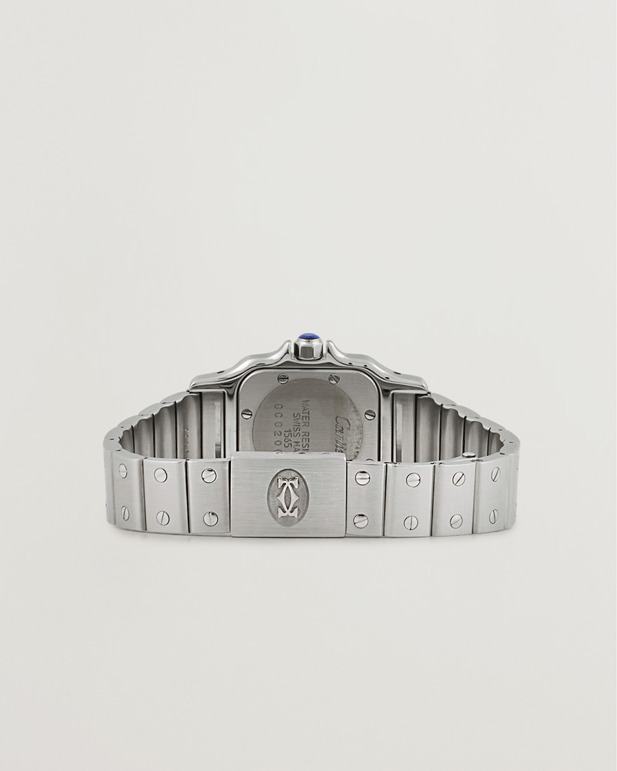 Homme | Cartier Pre-Owned Santos Galbée 1565 Silver | Cartier Pre-Owned | Santos Galbée 1565 Silver