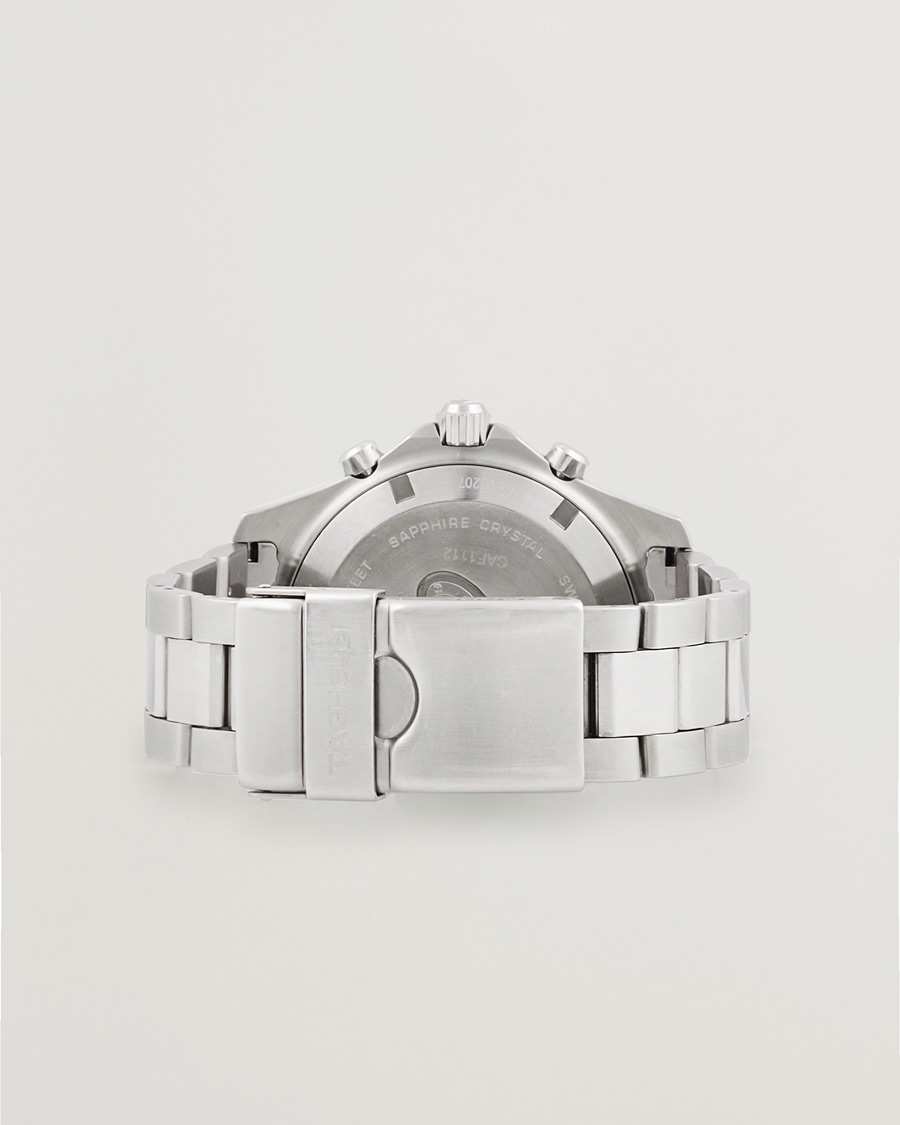 Heren | Tag Heuer Pre-Owned Aquaracer CAF1112 Silver | Tag Heuer Pre-Owned | Aquaracer CAF1112 Silver