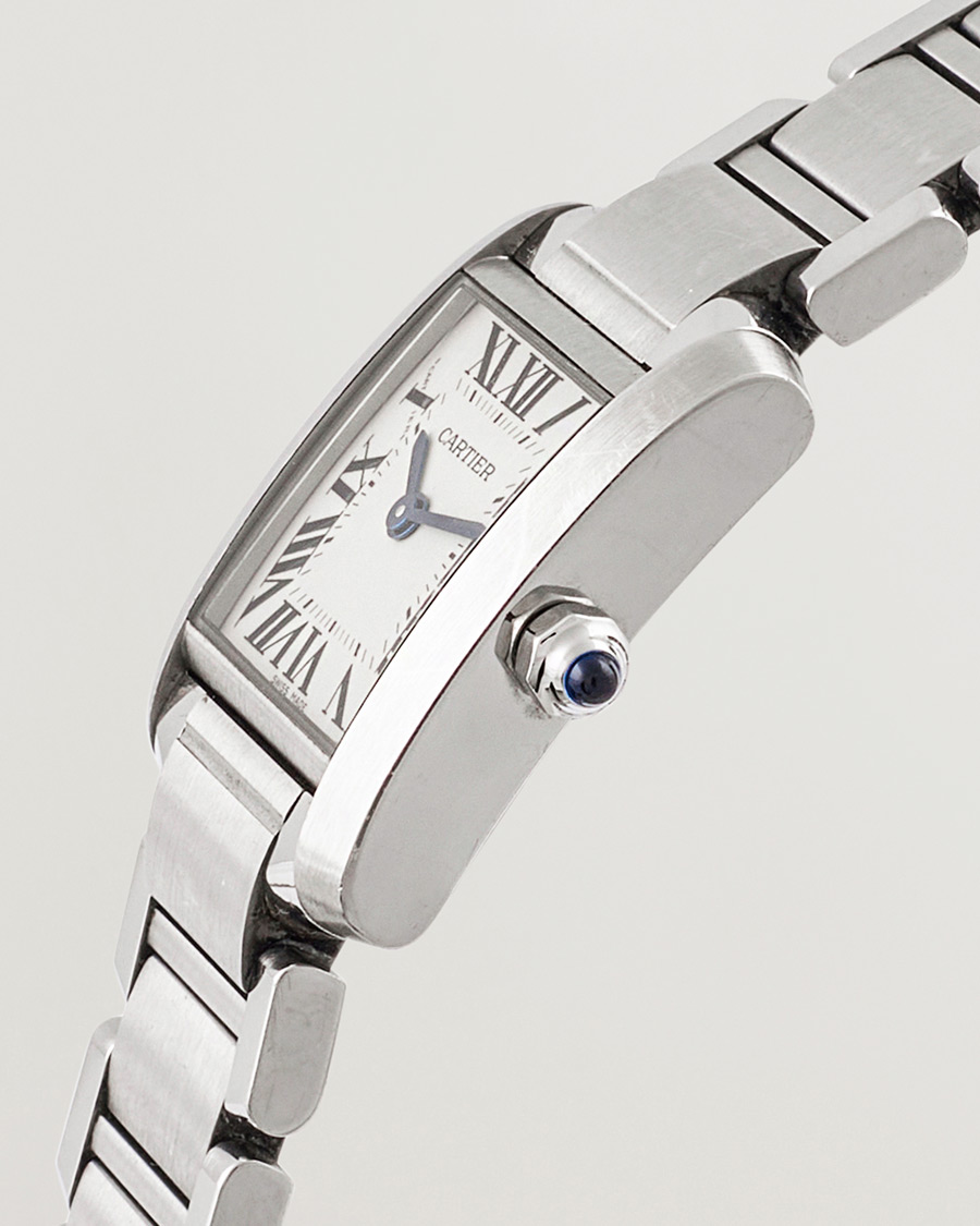 Homme | Cartier Pre-Owned Tank Française 2384 Silver | Cartier Pre-Owned | Tank Française 2384 Silver