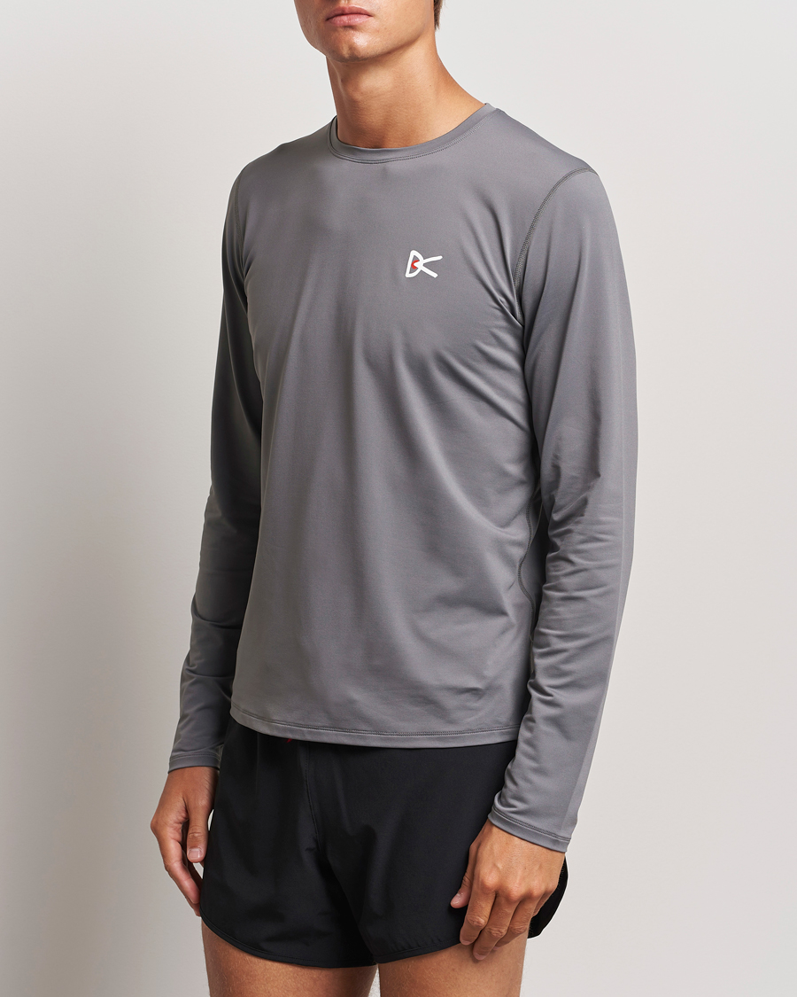 Homme | T-shirts | District Vision | Lightweight Long Sleeve T-Shirt Carbon