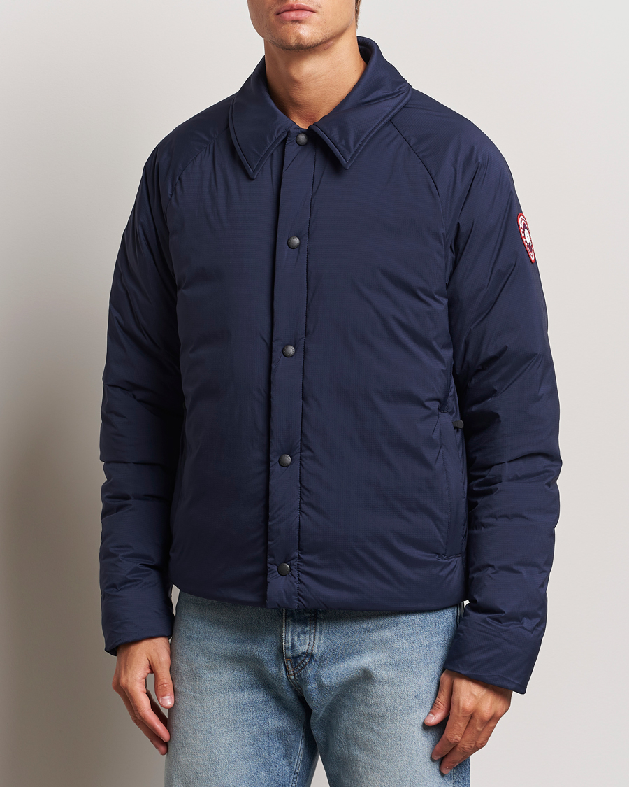Homme | Manteaux Et Vestes | Canada Goose | Lodge Coach Jacket Atlantic Navy