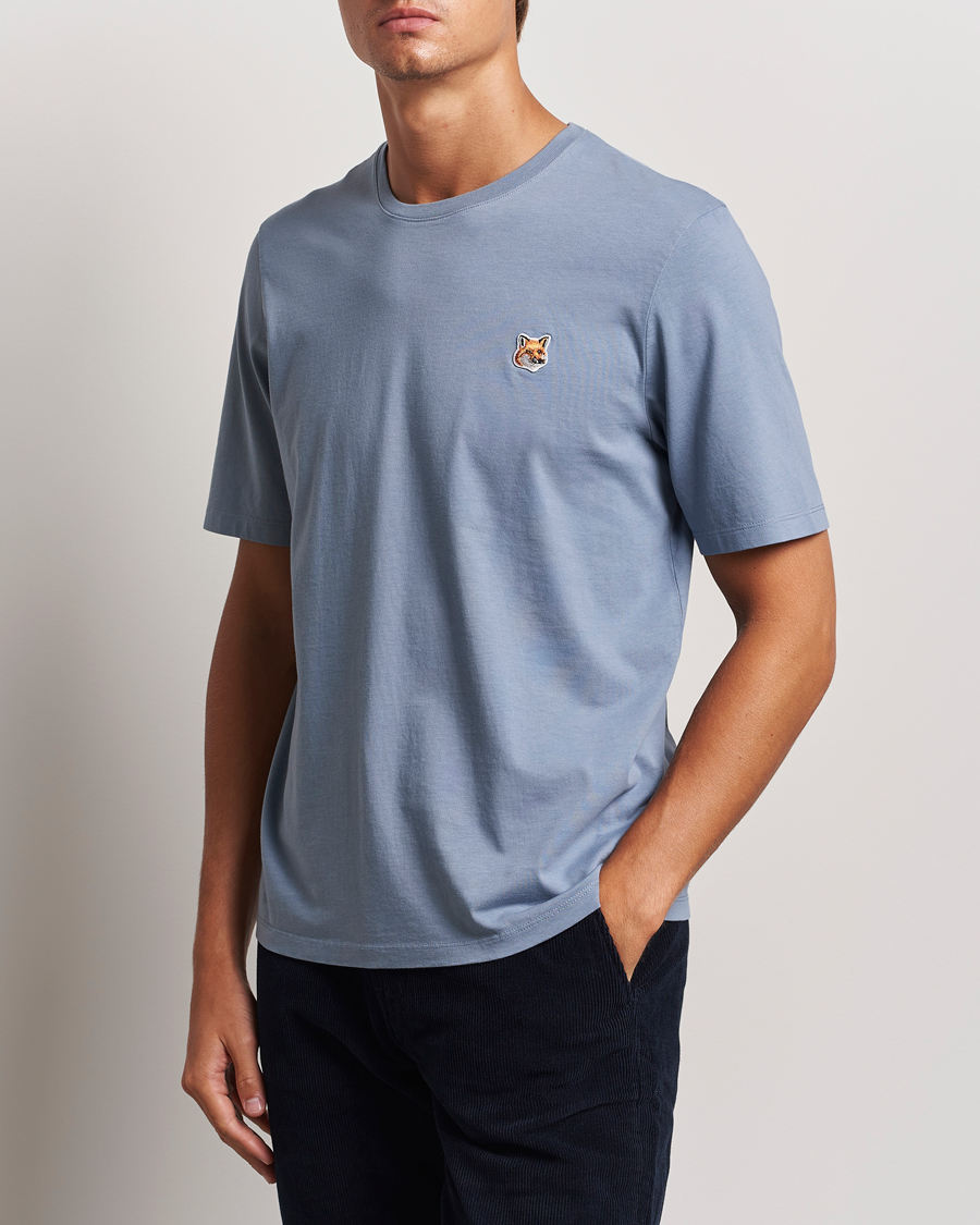 Homme | T-shirts | Maison Kitsuné | Fox Head T-Shirt Moonlight Blue