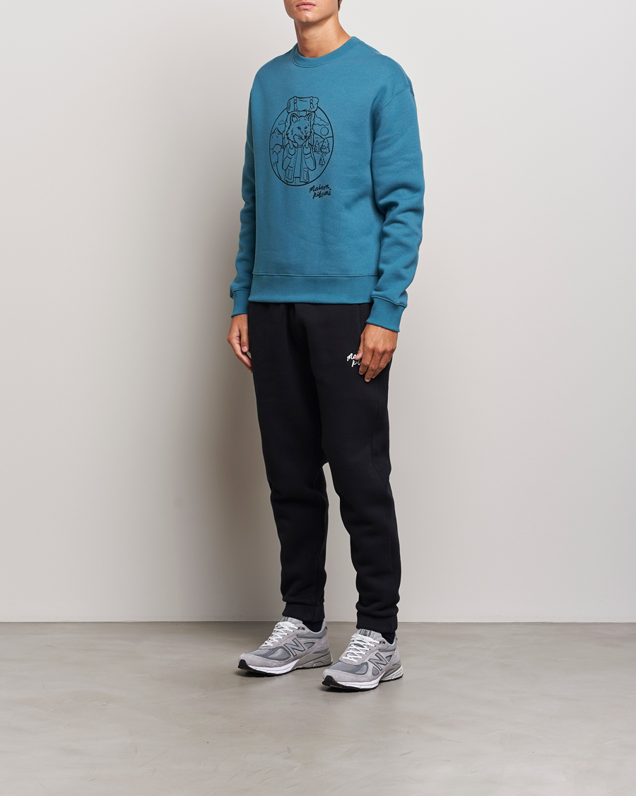 Heren | Broeken | Maison Kitsuné | Mini Handwriting Sweatpants Black
