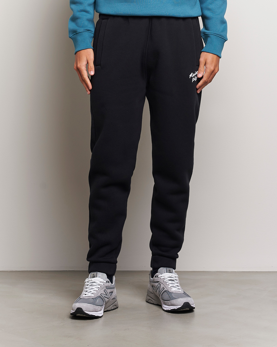 Heren | Broeken | Maison Kitsuné | Mini Handwriting Sweatpants Black