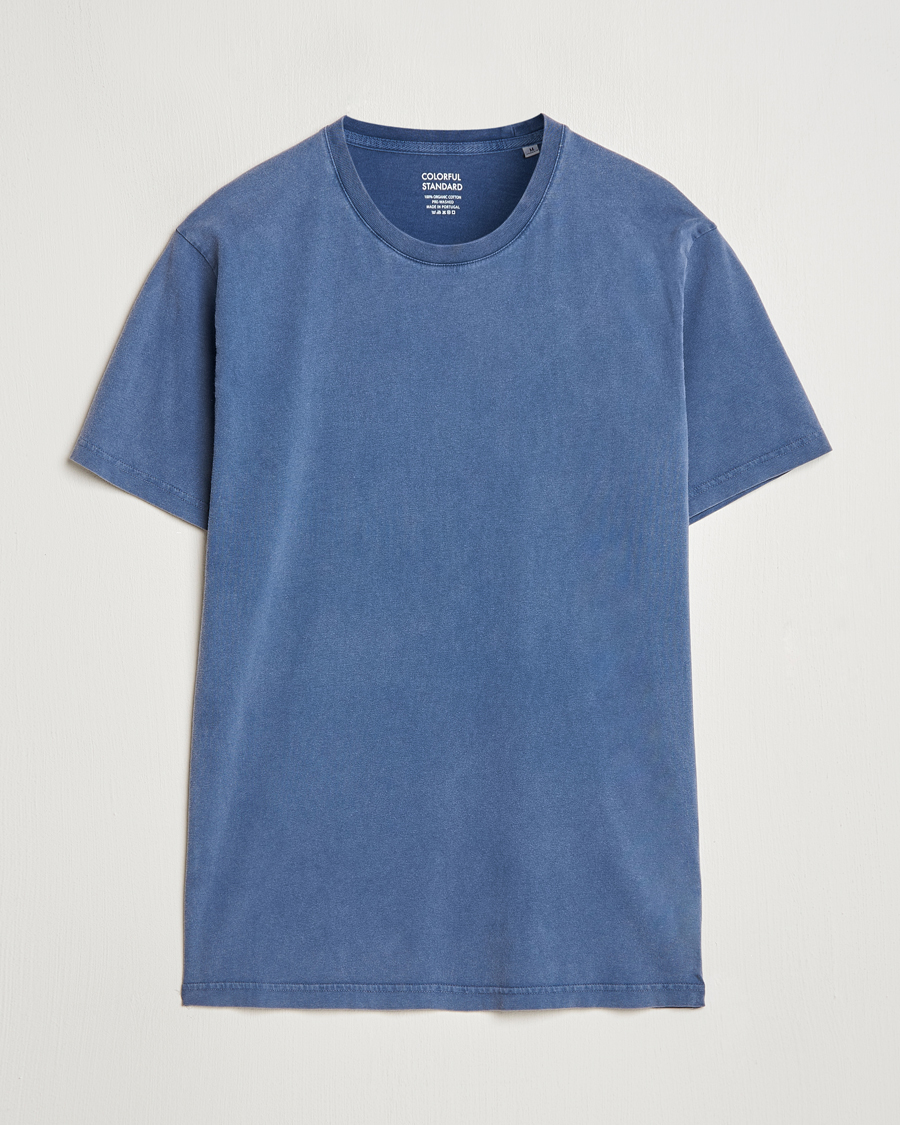 Heren | T-shirts | Colorful Standard | Classic Organic T-Shirt Neptune Blue