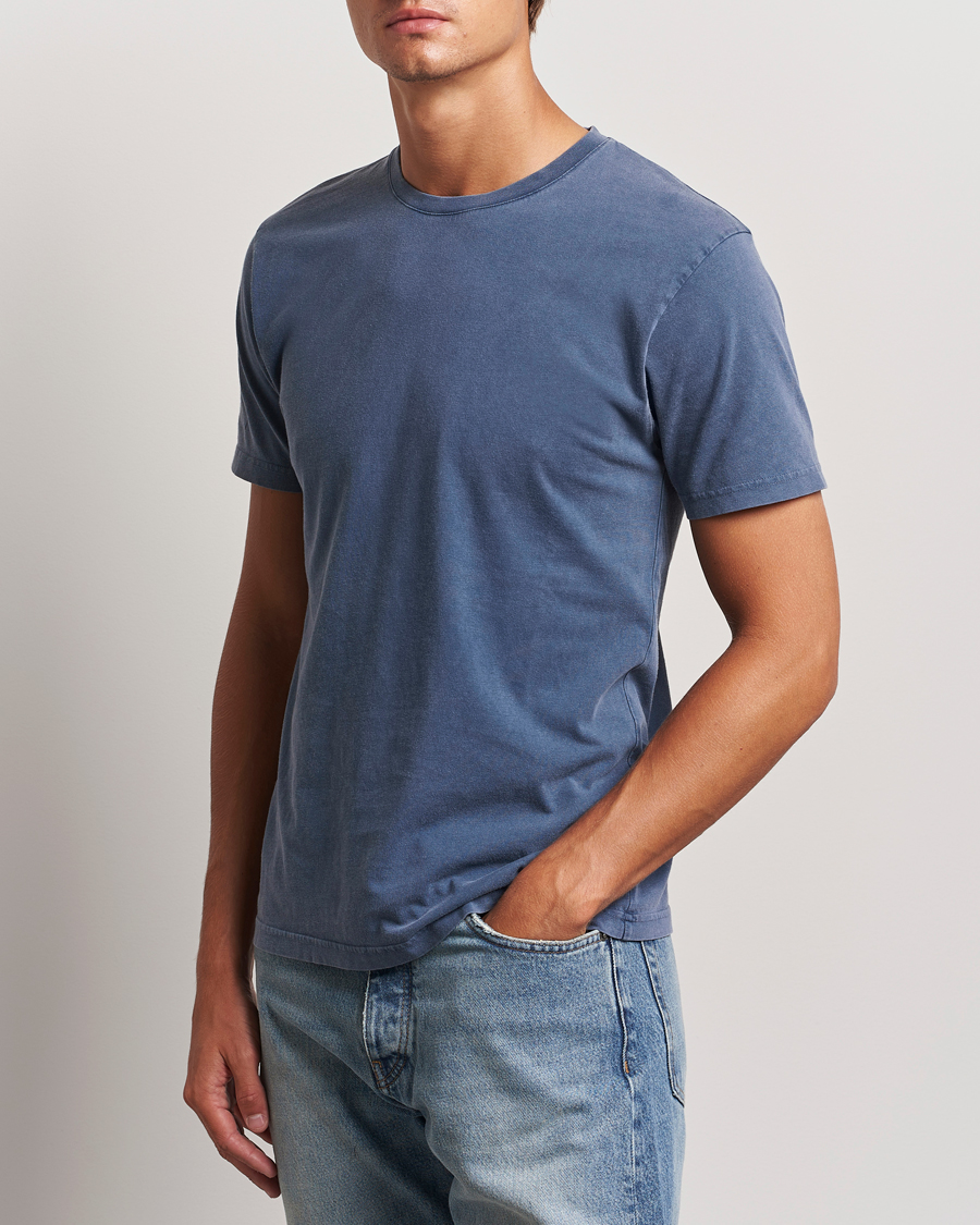 Heren | T-shirts | Colorful Standard | Classic Organic T-Shirt Neptune Blue