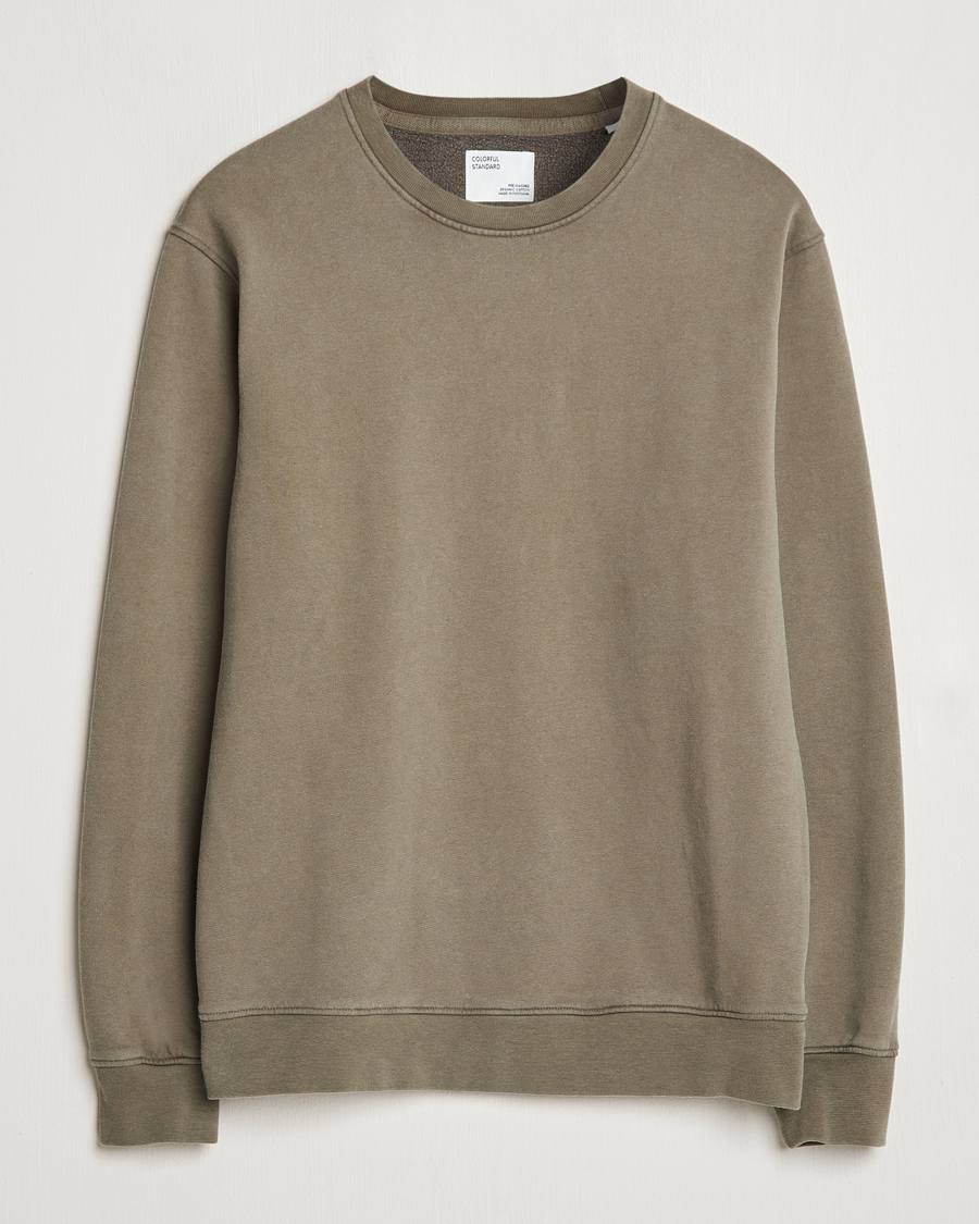 Heren | Truien | Colorful Standard | Classic Organic Crew Neck Sweat Misty Brown