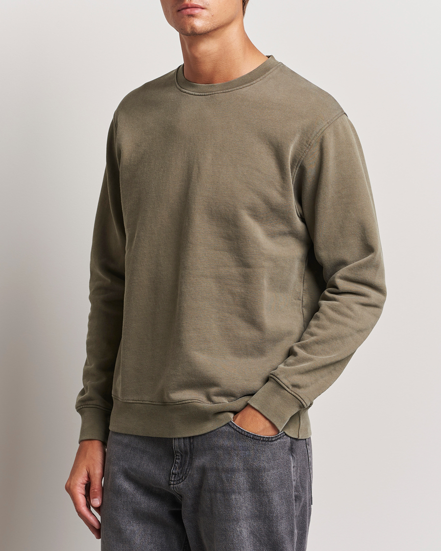 Heren | Truien | Colorful Standard | Classic Organic Crew Neck Sweat Misty Brown