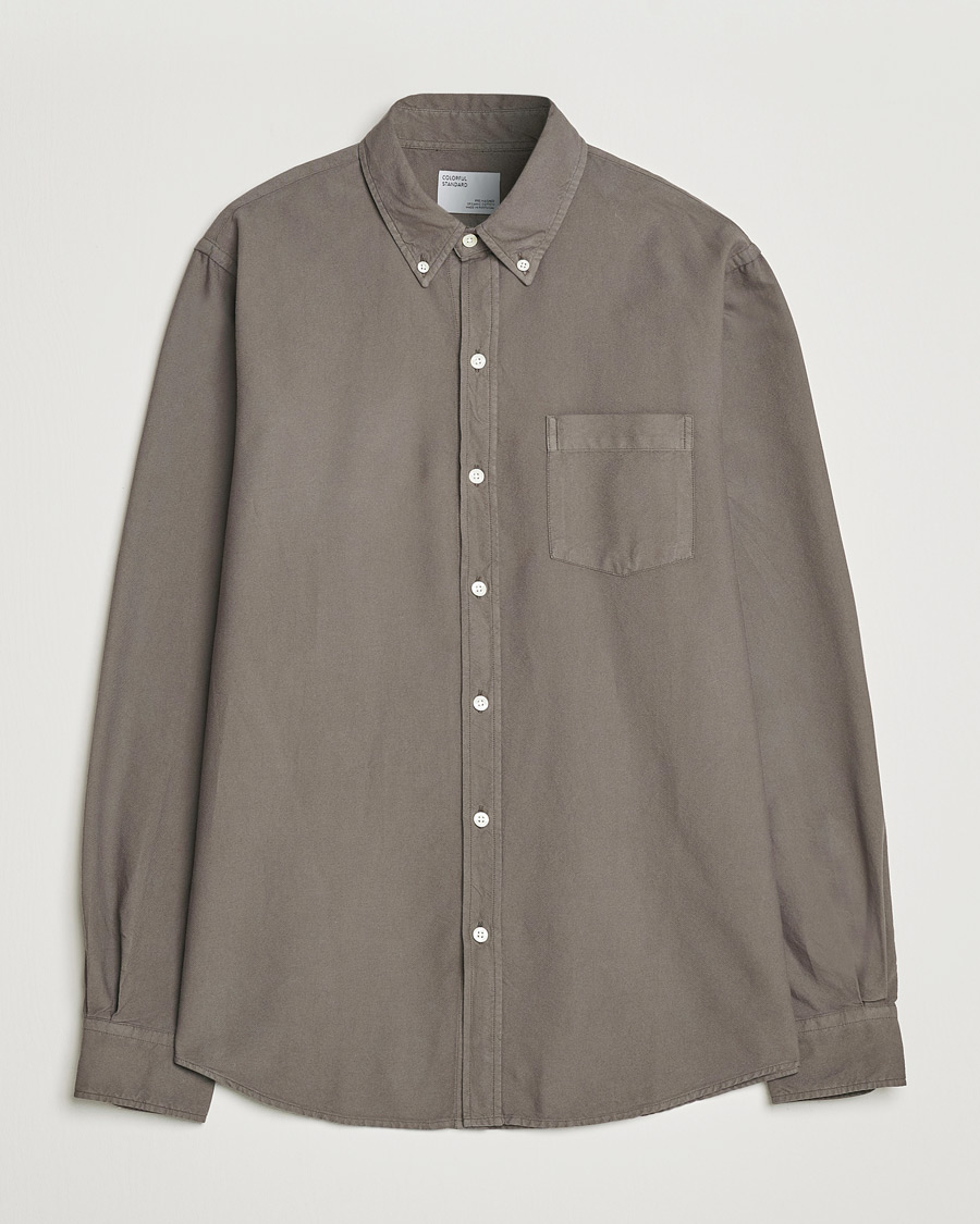 Homme | Chemises | Colorful Standard | Classic Organic Oxford Button Down Shirt Storm Grey