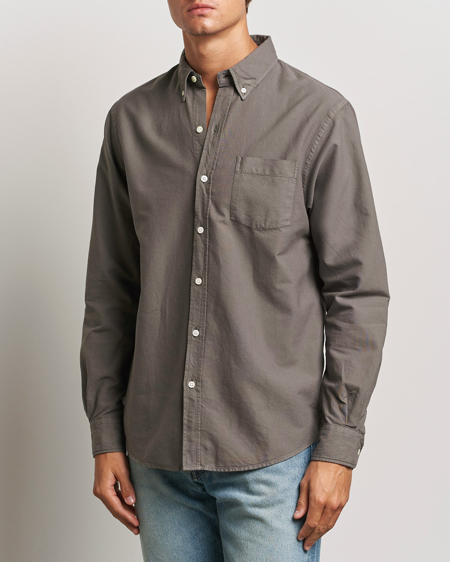 Homme | Chemises | Colorful Standard | Classic Organic Oxford Button Down Shirt Storm Grey