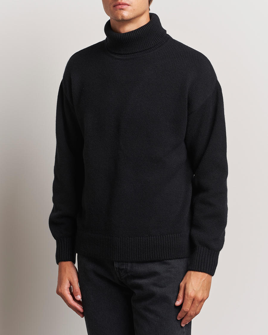 Homme | Pulls Et Tricots | Colorful Standard | Merino Wool Turtleneck Deep Black