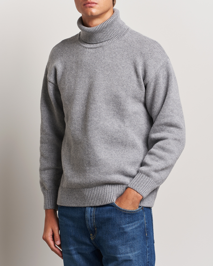 Homme | Pulls Et Tricots | Colorful Standard | Merino Wool Turtleneck Heather Grey
