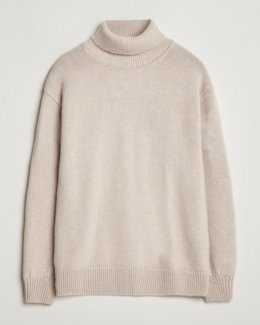 Heren | Truien | Colorful Standard | Merino Wool Turtleneck Ivory White
